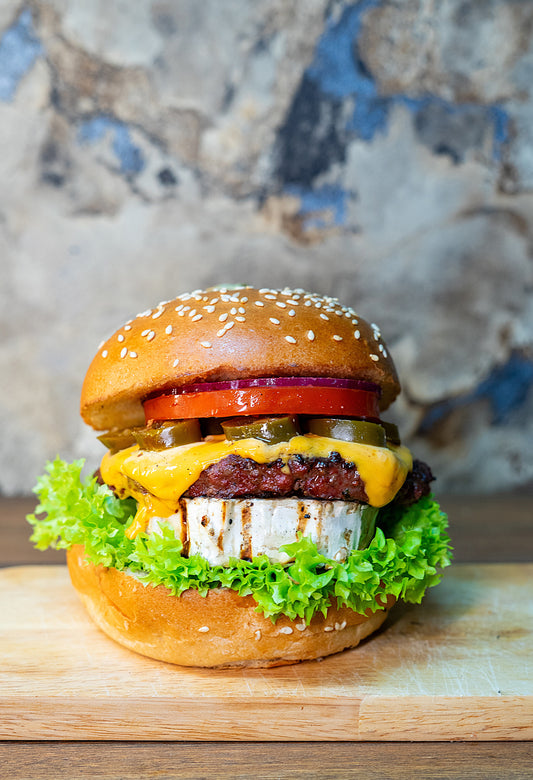 Menü - Ziegenkäse-Burger